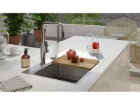 Мойка для кухни Alveus PURE 50R KMB-90 правая в комплекте с сифоном 86х52,5 см схема 5