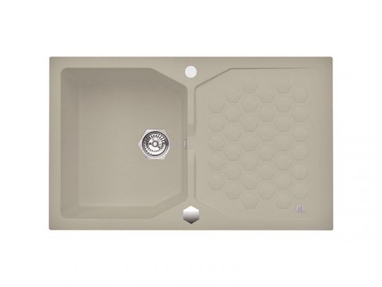 Мойка для кухни Alveus SENSUAL 30 GRANITAL+ с сифоном 85х52х20 см схема 4