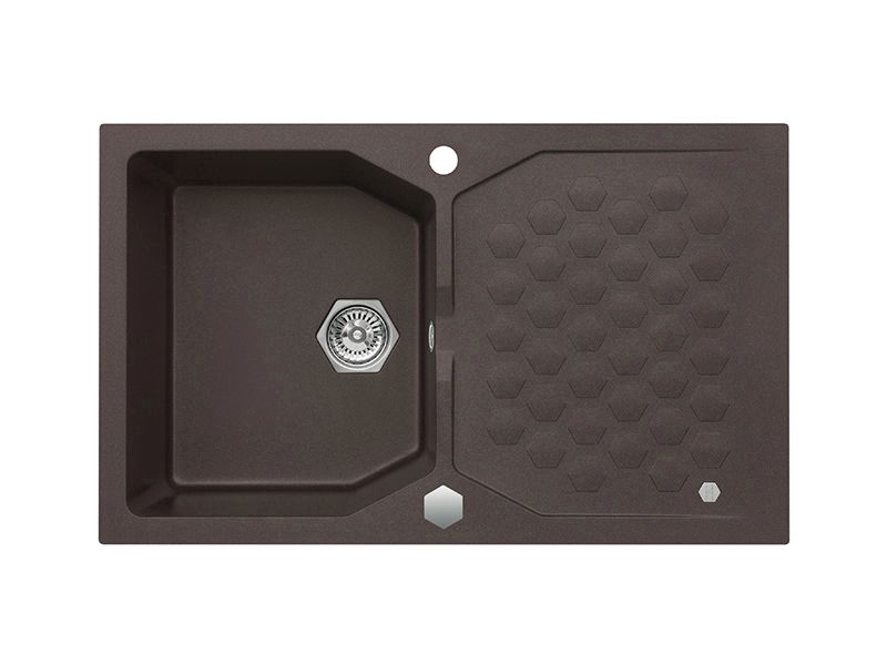 Мойка для кухни Alveus SENSUAL 30 GRANITAL+ с сифоном 85х52х20 см ФОТО