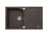 Мойка для кухни Alveus SENSUAL 30 GRANITAL+ с сифоном 85х52х20 см схема 5