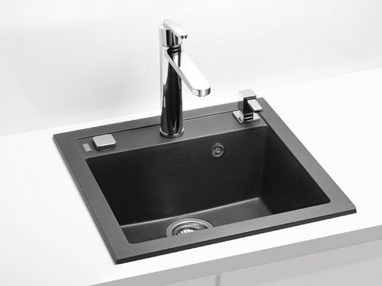 Мойка для кухни Alveus FORMIC 20 GRANITAL+ с сифоном 52х51х20 см схема 4