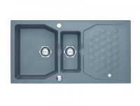 Мойка для кухни Alveus SENSUAL 70 GRANITAL+ 1+1/2 с сифоном 98х52 см схема 4