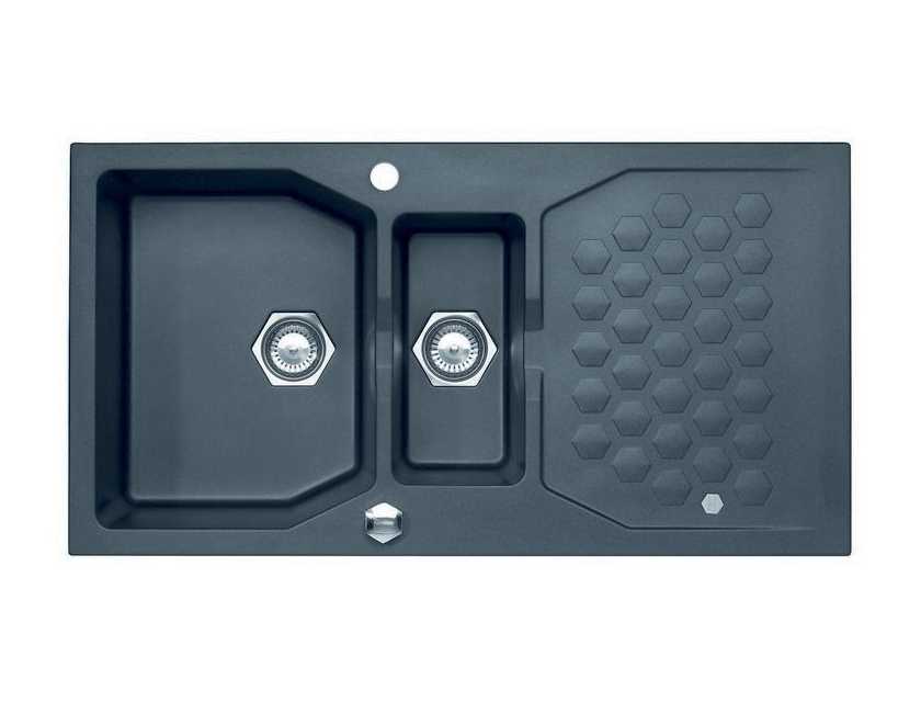 Мойка для кухни Alveus SENSUAL 70 GRANITAL+ 1+1/2 с сифоном 98х52 см ФОТО