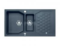 Мойка для кухни Alveus SENSUAL 70 GRANITAL+ 1+1/2 с сифоном 98х52 см схема 5