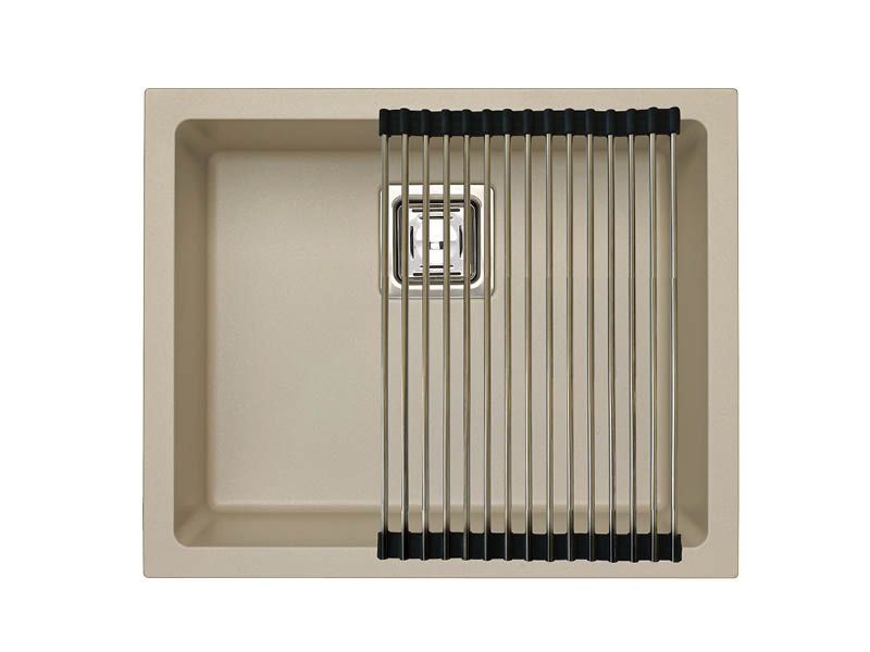 Мойка для кухни Alveus QUADRIX 50 GRANITAL+ с сифоном 56х46х20 см ФОТО