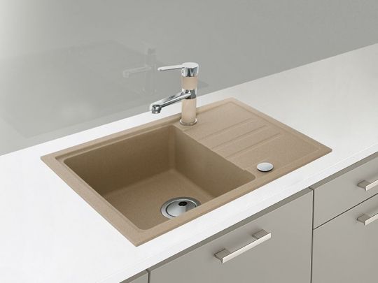 Мойка для кухни Alveus INTERMEZZO 30 GRANITAL в комплекте с сифоном 62х48х20 см схема 3