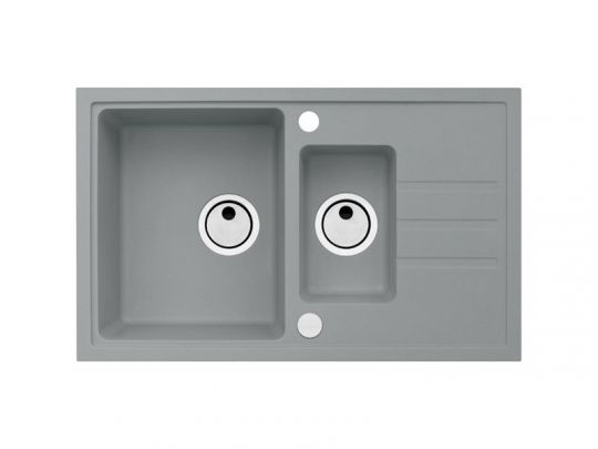 Мойка для кухни Alveus INTERMEZZO 70 GRANITAL 1+1/2 в комлекте с сифоном 78х48х20 см схема 5