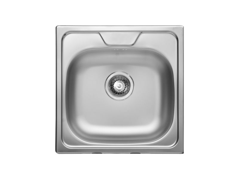 Мойка для кухни Alveus GENESIS ALLUX 70 в комплекте с сифоном 48х48 см ФОТО