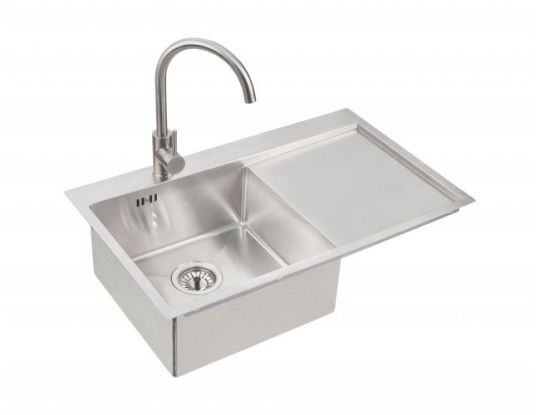 Мойка для кухни Alveus QUARTO 30 BRS-90 в комплекте с сифоном 78х48 см схема 2