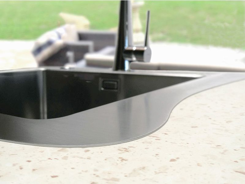 Мойка для кухни Alveus JUBILEE KMB 90 FI с сифоном и разделочной доской 61,5х54,6 см ФОТО