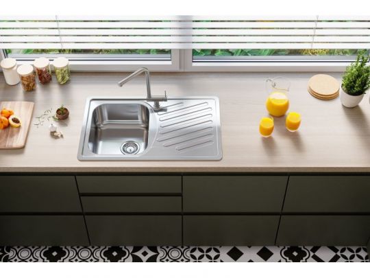 Мойка для кухни Alveus ELEGANT 30 FI в комплекте с сифоном 81х51 см схема 5