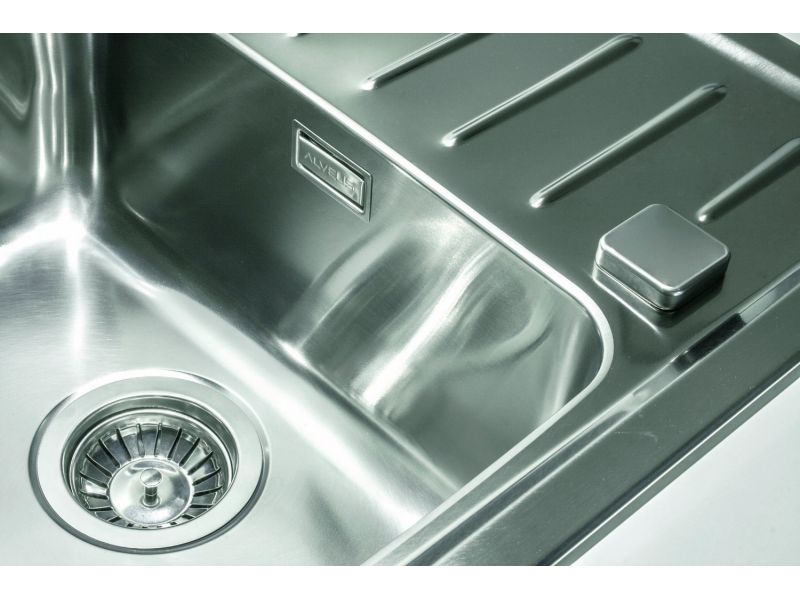 Мойка для кухни Alveus GALEO 10 SAT 90 FI в комплекте с сифоном 61,5х50 см ФОТО