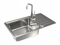 Мойка для кухни Alveus GALEO 30 SAT 90 FI в комплекте с сифоном 86х50 см схема 3