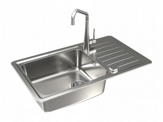 Мойка для кухни Alveus GALEO 30 SAT 90 FI в комплекте с сифоном 86х50 см схема 3