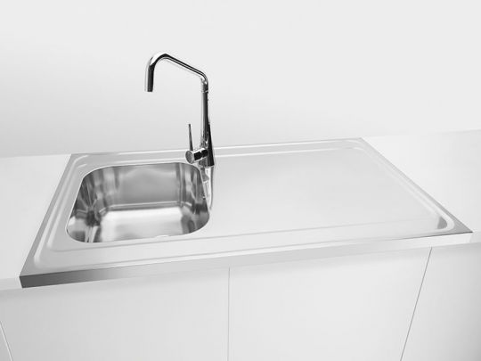 Мойка для кухни накладная Alveus CLASSIC PRO 70 SAT-90 в комплекте с сифоном 100х60 см схема 2