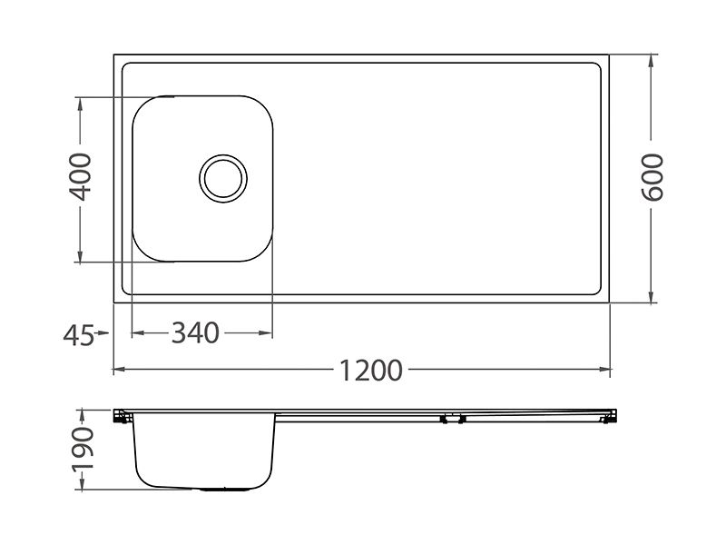 Мойка для кухни накладная Alveus CLASSIC PRO 90 SAT-90 в комплекте с сифоном 120х60 см ФОТО