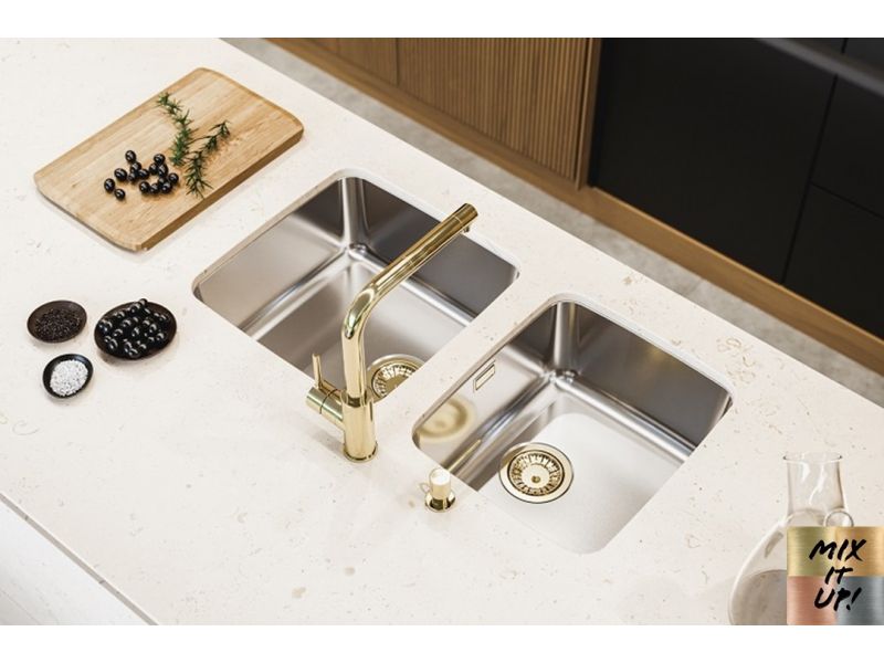 Мойка для кухни Alveus LUNO 30 SAT без выпуска и сифона в комплекте 40х40 см ФОТО