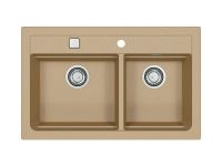 Мойка для кухни Alveus GRANITAL ATROX 50 в комплекте с сифоном 79х50х19,5 см схема 6 Мойка для кухни Alveus GRANITAL ATROX 50 в комплекте с сифоном 79х50х19,5 см схема 6