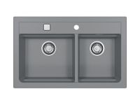 Мойка для кухни Alveus GRANITAL ATROX 50 в комплекте с сифоном 79х50х19,5 см схема 10 Мойка для кухни Alveus GRANITAL ATROX 50 в комплекте с сифоном 79х50х19,5 см схема 10