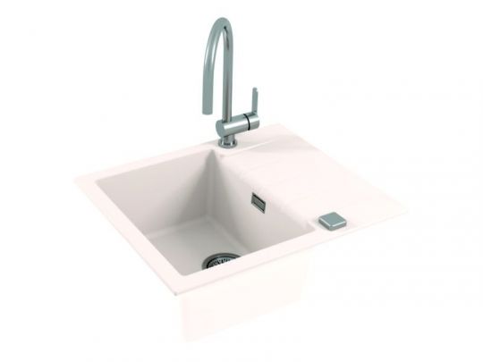 Мойка для кухни Alveus GRANITAL CADIT 10 в комплекте с сифоном 59х50 см схема 2