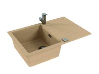 Мойка для кухни Alveus GRANITAL CADIT 20 в комплекте с сифоном 79х50 см схема 12