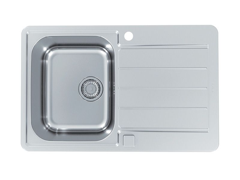 Изображение Мойка для кухни Alveus LINE MAX 80 SAT-90 в комплекте с сифоном 79х50 см