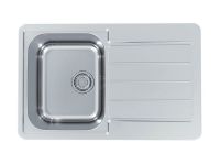 Мойка для кухни Alveus LINE MAX 80 SAT-90 в комплекте с сифоном 79х50 см схема 2