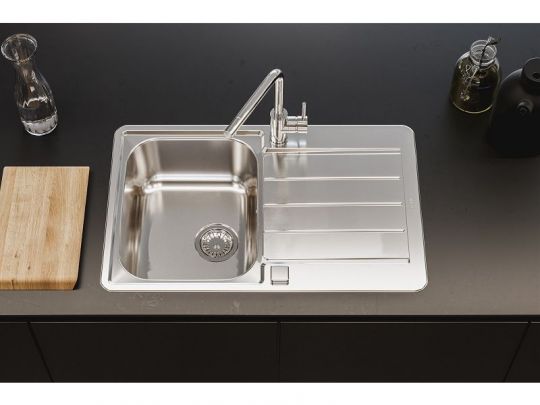 Мойка для кухни Alveus LINE MAX 80 SAT-90 в комплекте с сифоном 79х50 см схема 7