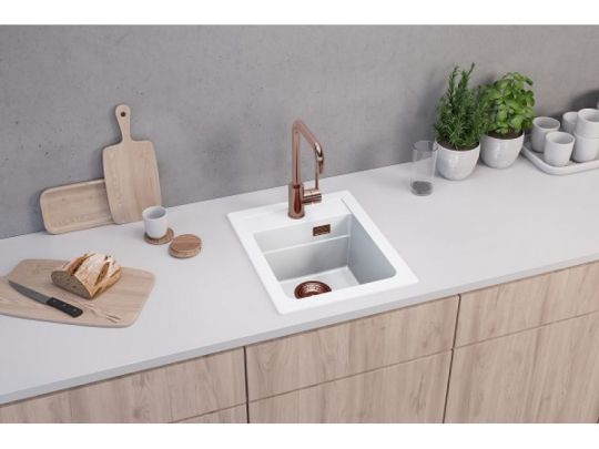 Мойка для кухни Alveus GRANITAL ATROX 10 в комплекте с сифоном 40х50 см схема 2