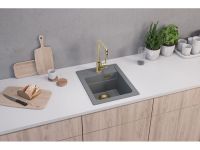 Мойка для кухни Alveus GRANITAL ATROX 10 в комплекте с сифоном 40х50 см схема 13