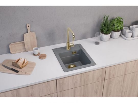 Мойка для кухни Alveus GRANITAL ATROX 10 в комплекте с сифоном 40х50 см схема 13