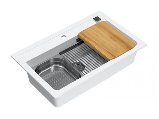 Мойка для кухни Alveus GRANITAL ATROX 40 в комплекте с сифоном 79х50 см схема 5