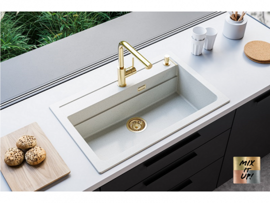 Мойка для кухни Alveus GRANITAL ATROX 40 в комплекте с сифоном 79х50 см схема 7