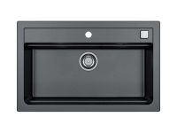 Мойка для кухни Alveus GRANITAL ATROX 40 в комплекте с сифоном 79х50 см схема 12