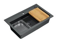 Мойка для кухни Alveus GRANITAL ATROX 40 в комплекте с сифоном 79х50 см схема 13