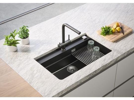 Мойка для кухни Alveus GRANITAL ATROX 40 в комплекте с сифоном 79х50 см схема 16