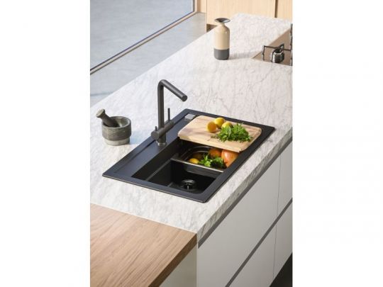 Мойка для кухни Alveus GRANITAL ATROX 40 в комплекте с сифоном 79х50 см схема 18