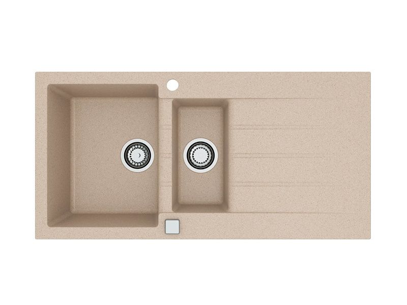 Мойка для кухни Alveus GRANITAL CADIT 80 в комплекте с сифоном 100х50 см ФОТО