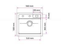 Мойка для кухни Alveus для кухни STALA COMBO CEG51-57BF 56х50 см схема 7