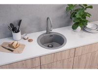 Мойка для кухни Alveus GRANITAL CADIT 100 в комплекте с сифоном 52х52 см схема 7