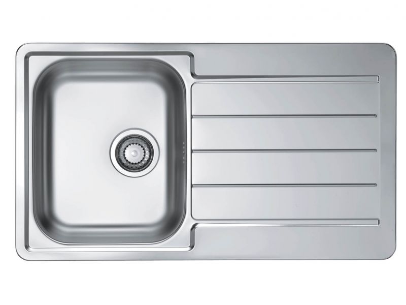 Мойка для кухни Alveus LINE MAX 20 SAT-90 в комплекте с сифоном 86х50 см ФОТО