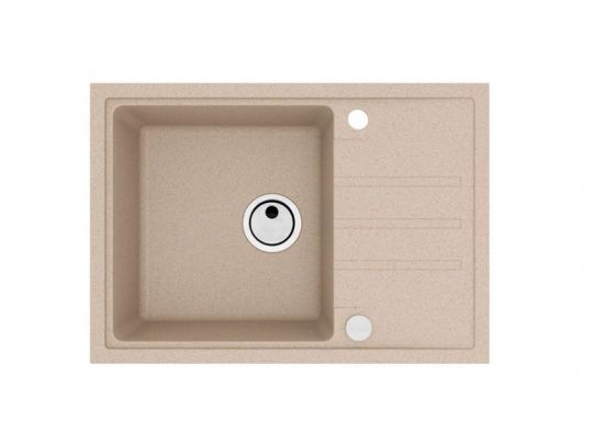 Мойка для кухни Alveus GRANITAL INTERMEZZO 40 в комплекте с сифоном 68х48х20 см схема 2