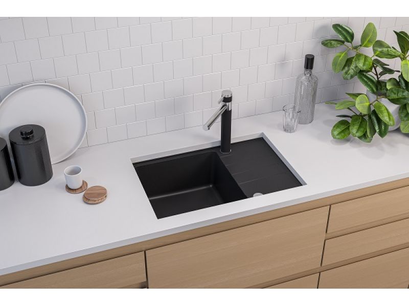 Мойка для кухни Alveus GRANITAL INTERMEZZO 40 в комплекте с сифоном 68х48х20 см ФОТО