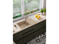 Мойка для кухни Alveus GRANITAL NIAGARA 90 в комплекте с сифоном 77,5х43х18 см схема 4