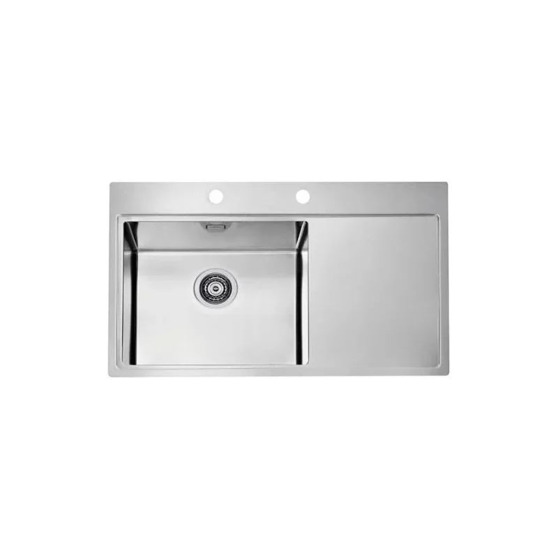 Мойка для кухни Alveus PURE 50L new KMB-90 левая в комплекте с сифоном 86х52,5 см