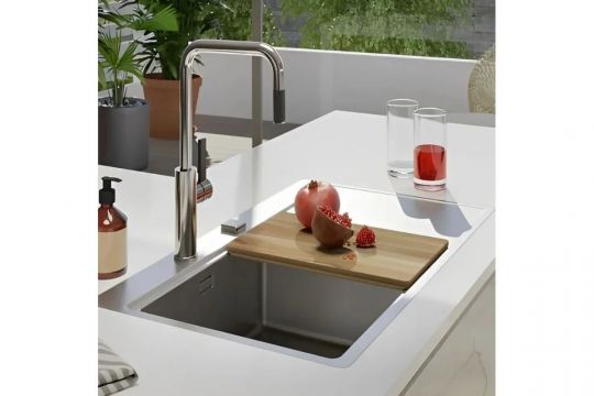 Мойка для кухни Alveus PURE 50R new KMB-90 правая в комплекте с сифоном 86х52,5 см схема 4