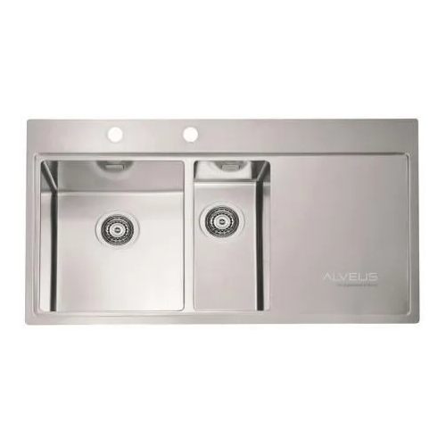 Изображение Мойка для кухни Alveus PURE 60L new KMB-90 левая в комплекте с сифоном 98х52,5 см