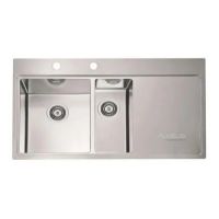 Мойка для кухни Alveus PURE 60L new KMB-90 левая в комплекте с сифоном 98х52,5 см схема 1