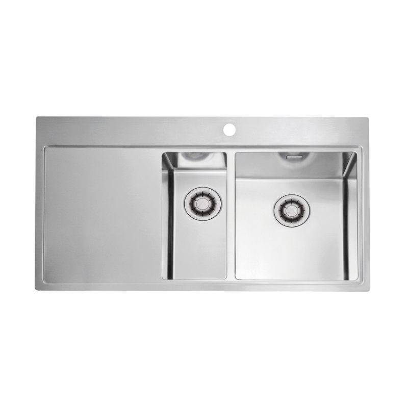 Изображение Мойка для кухни Alveus PURE 60R new KMB-90 правая в комплекте с сифоном 98х52,5 см