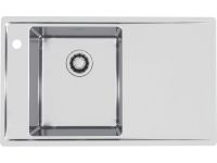 Мойка для кухни Alveus STRICTO 30L new KMB левая в комплекте с сифоном 98х47,2 см схема 1